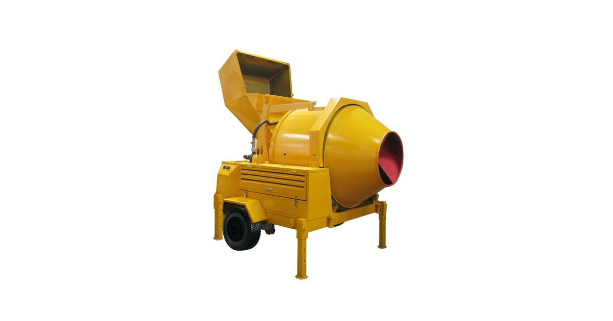560 kg Diesel Concrete Mixer with Hydraulic Lift
