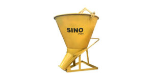 Concrete Hopper Banana Shape