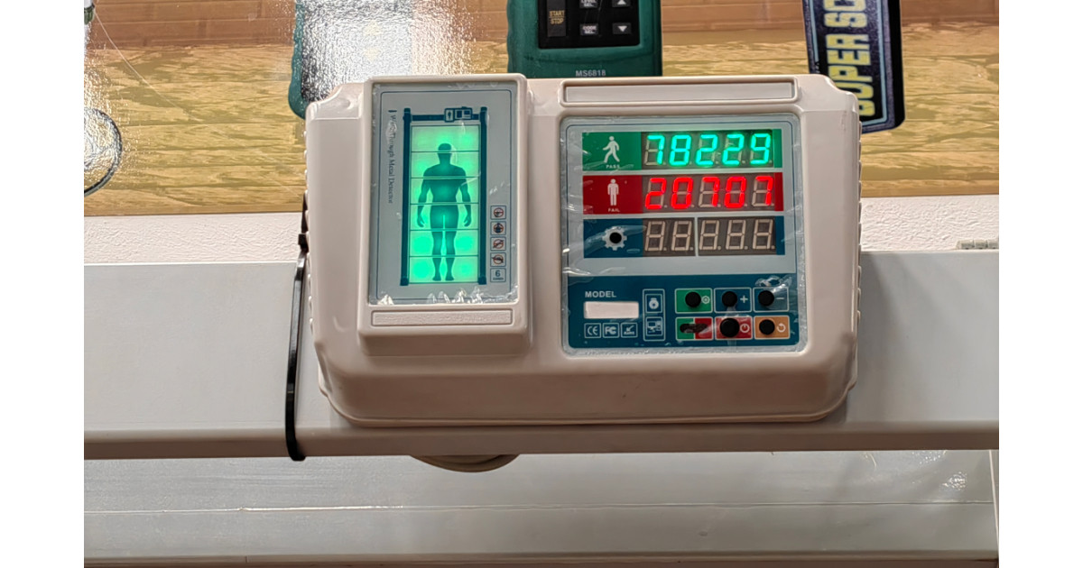 Walk-Through Metal Detector