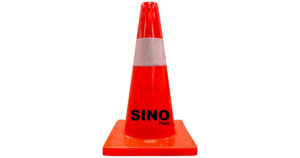 Traffic Cone PVC 450mm Red Base